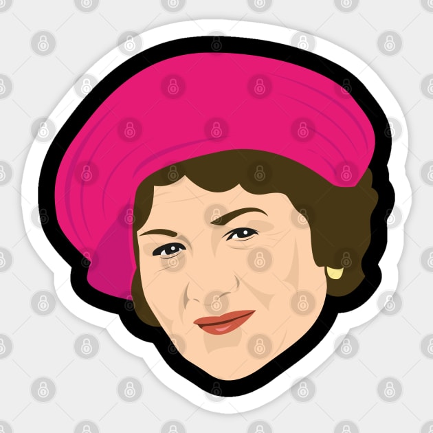 Mrs Hyacinth Bucket - Keeping Up Appearances Sticker by Greg12580